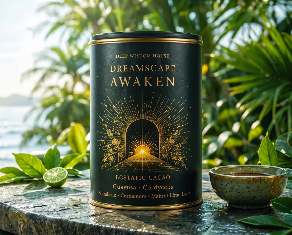 Dreamscape Awaken canister in bright tropical light